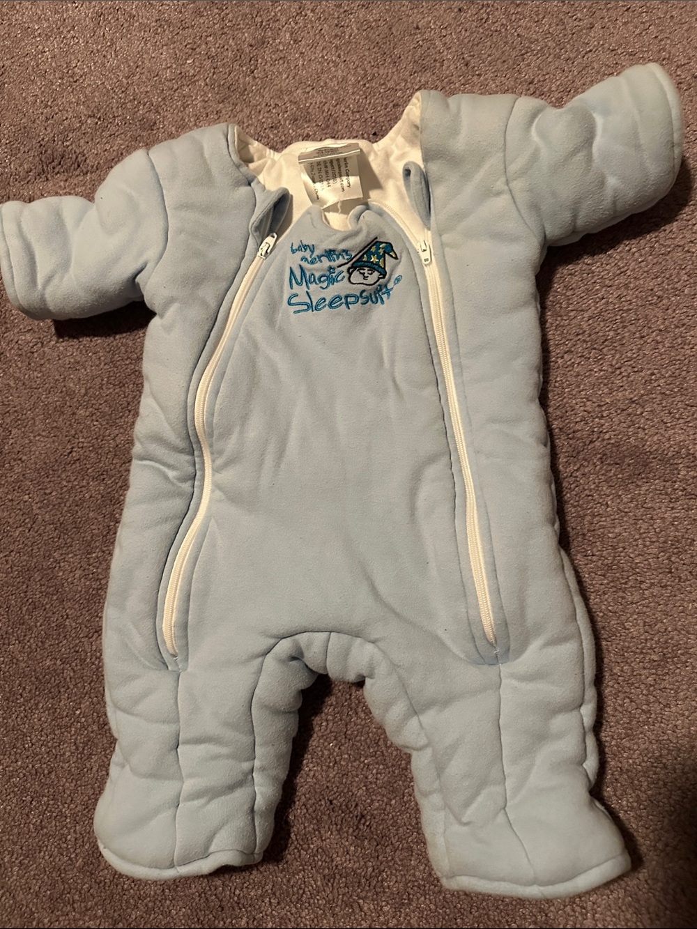 Baby Merlin Magic Sleepsuit (Blue)